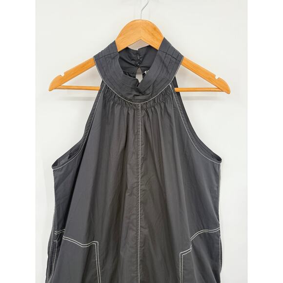 NWT Brave + True Women's Rose All Day Dress Halter Black Flowy Sleeveless - Picture 2 of 16